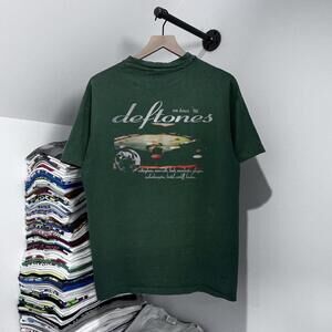 Deftones Forest Green Gildan Tee